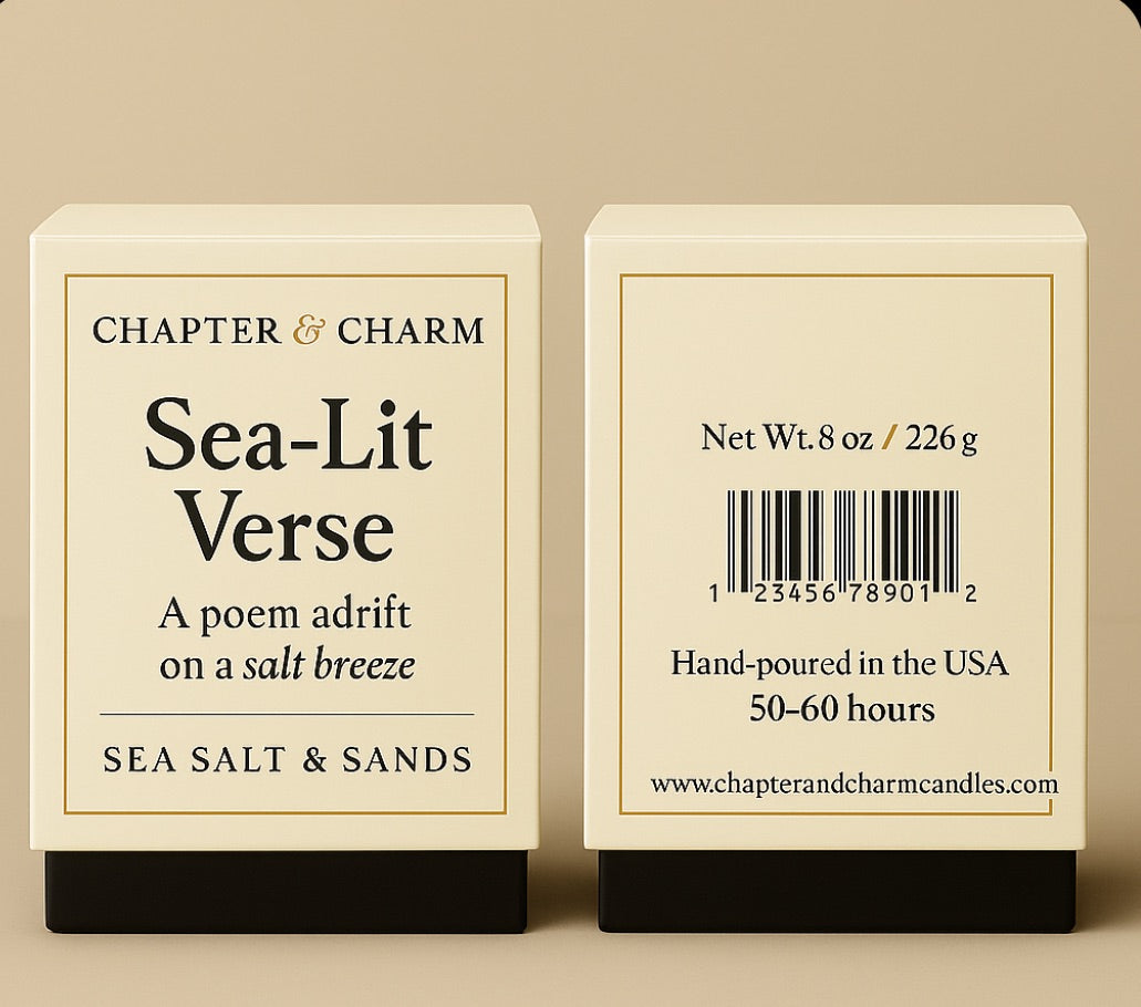Sea- Lit Verse Candle