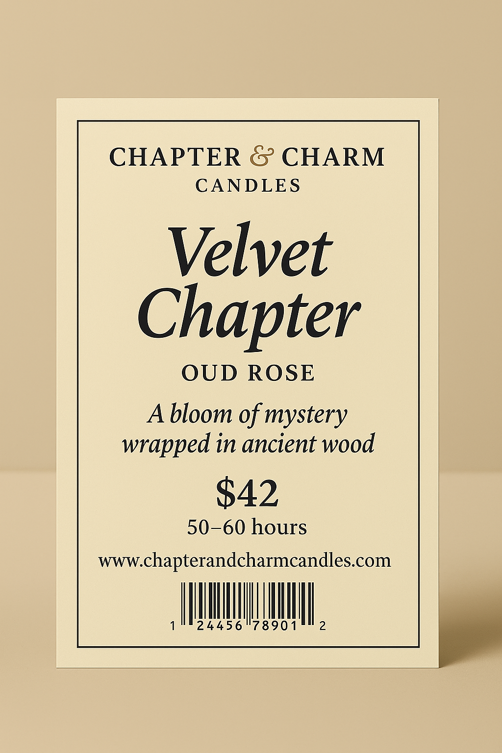 Velvet Chapter Candle