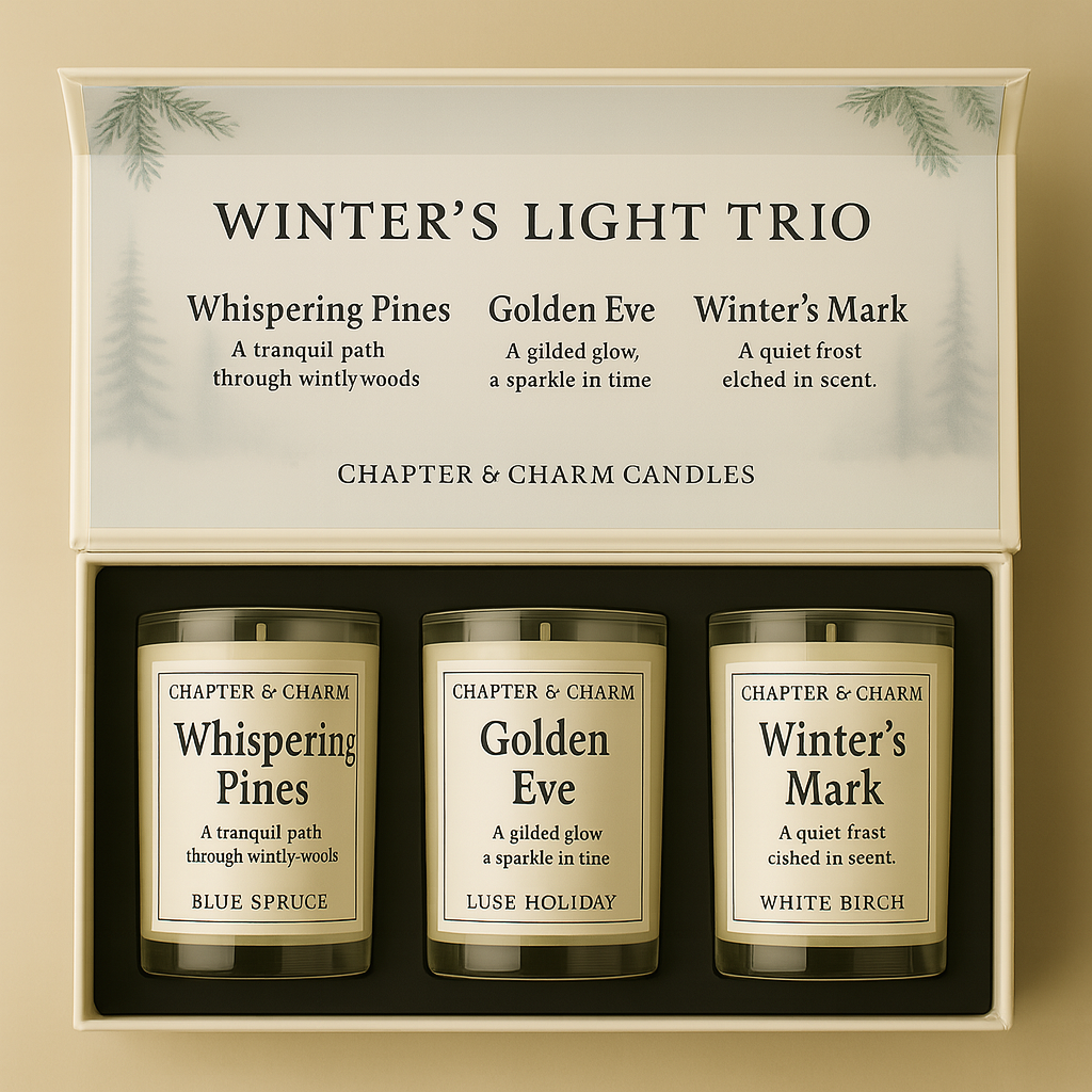 Winter's Light Trio ~ A quiet glow for the coldest days