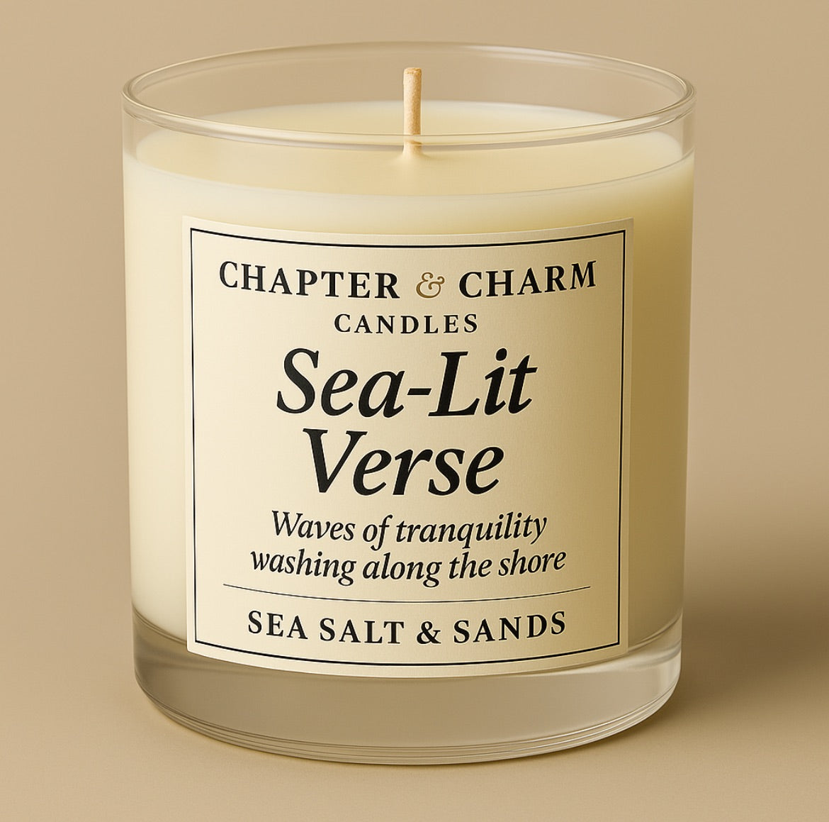 Sea- Lit Verse Candle